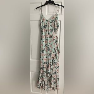 Altar’d state floral wrap dress